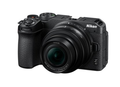 Digitalni fotoaparat NIKON Z30 + 16-50VR, 20,9 Mp, DX CMOS senzor, 4K Ultra HD, črn