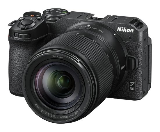 Digitalni fotoaparat NIKON Z30 + 18-140 DX, 20,9 Mp, DX CMOS senzor, 4K Ultra HD, črn