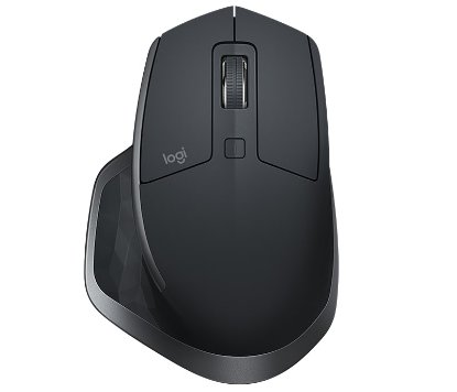 Miška LOGITECH MX Master 2S, laserska, brezžična, BT, graphite