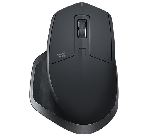 Miška LOGITECH MX Master 2S, laserska, brezžična, BT, graphite