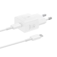 Kućni punjač SAMSUNG T2510, 25W, USB-C, USB-C kabel, bijeli