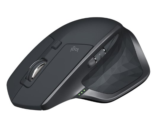 Miška LOGITECH MX Master 2S, laserska, brezžična, BT, graphite