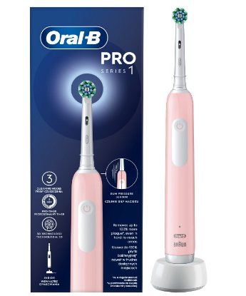 Električna zobna ščetka ORAL-B PRO 1, roza