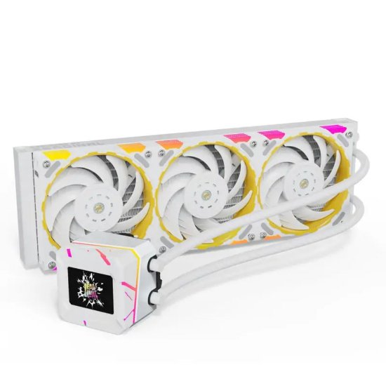 Vodno hlajenje YESTON Zeus-XT 360, za Intel i AMD, belo