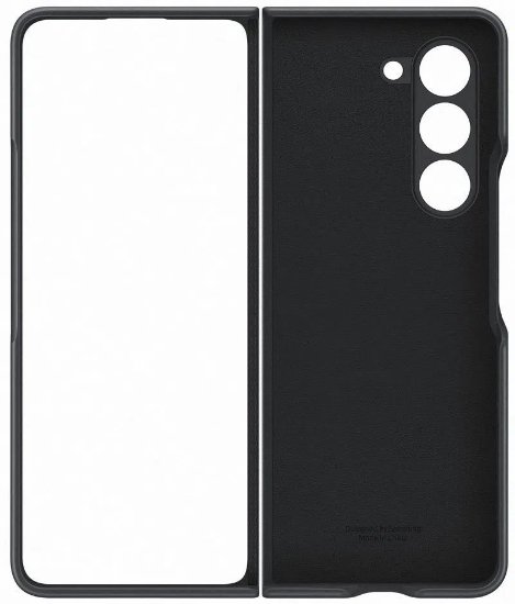 Futrola SAMSUNG, za Galaxy Z Fold 5, kožna, crna