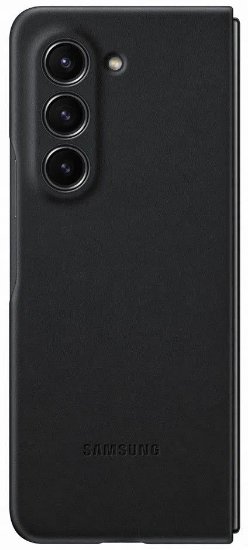 Futrola SAMSUNG, za Galaxy Z Fold 5, kožna, crna