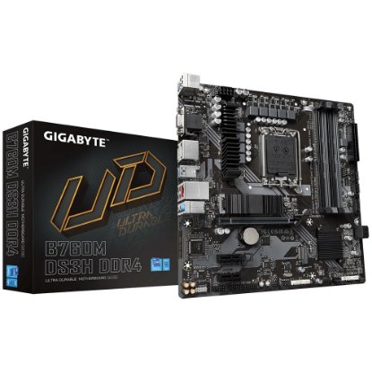 Matična plošća GIGABYTE B760M DS3H DDR4, Intel B760, DDR4, mATX, s. 1700