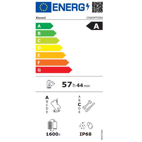 Mobitel XIAOMI 15T, 6,83", 12GB, 512GB, Android 15, zlatni