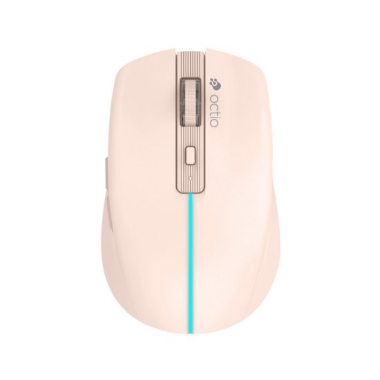 OCTIO?Style?M310WBT – RGB optična brezžična miška, Bluetooth, 1600?DPI, modra