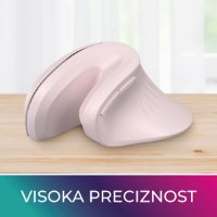 OCTIO?Ergo?V210WBT, optična brezžična miška, 7200?DPI, roza