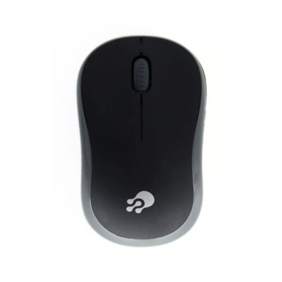Miška OCTIO M200W, brezžična, crno-siva