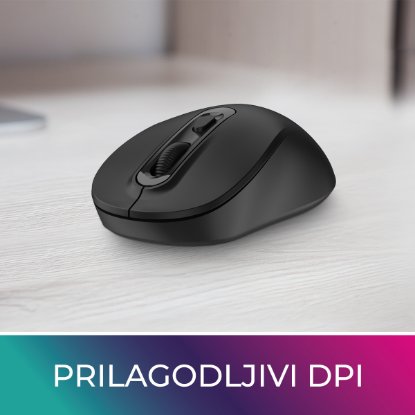 OCTIO Style M280W – Optična brezžična miška, 1600?DPI, črna