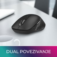 OCTIO Style M270WBT – Optična brezžična miška, Bluetooth, 1600?DPI, črna