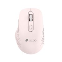 OCTIO Style M270WBT – optična brezžična miška, Bluetooth, 1600?DPI, roza