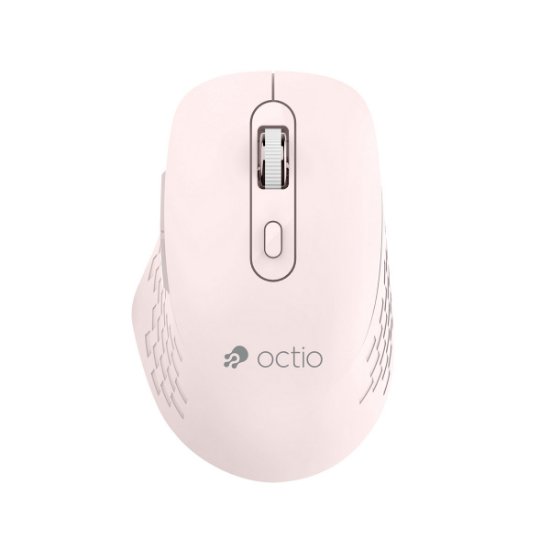 OCTIO Style M270WBT – optična brezžična miška, Bluetooth, 1600?DPI, roza