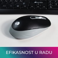 Miška OCTIO M300W, brezžična, črna