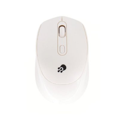 Miška OCTIO M302W, optična, brezžična, 1600dpi, bela