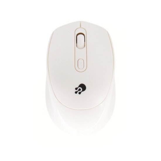 Miška OCTIO M302W, optična, brezžična, 1600dpi, bela