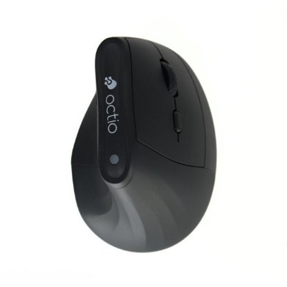 Miška OCTIO Ergo V100W, optična, brezžična, BT,4000dpi, črna