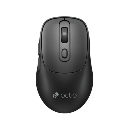 Miška OCTIO Style M320W, optična, brezžična, 1600 dpi, črna