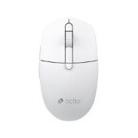 Miška OCTIO Style M390WBT, optična, brezžična, 1600 dpi, bela