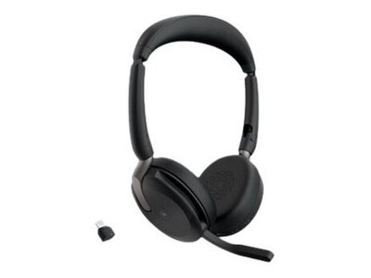 slušalke JABRA Evolve2 65 Flex Link380c MS, on-ear, Stereo, USB-C, BT, črne