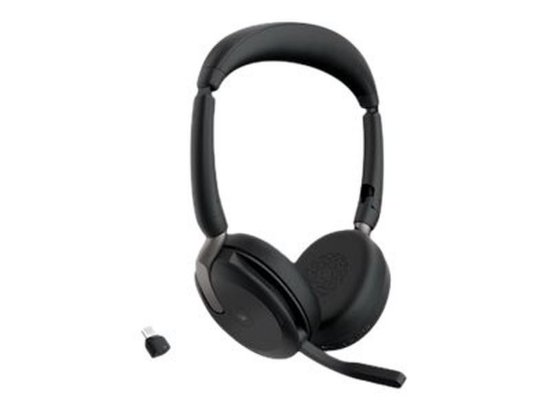 slušalke JABRA Evolve2 65 Flex Link380c MS, on-ear, Stereo, USB-C, BT, črne