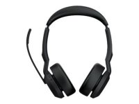 slušalke JABRA Evolve2 55 Link380a MS, on-ear, Stereo, USB-A, BT, črne