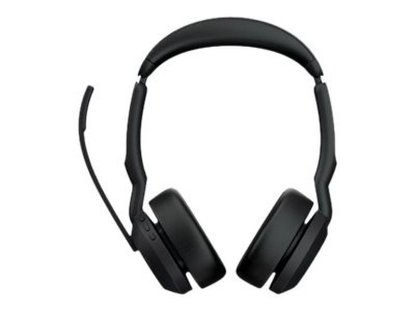 slušalke JABRA Evolve2 55 Link380a MS, on-ear, Stereo, USB-A, BT, črne