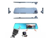 Kamera MANTA DVR201H, za Avto naprijed + straga, srednji retrovizor, 720p