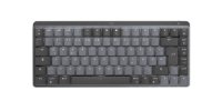 Tipkovnica LOGITECH MX Mechanical Mini Tactile Quiet, brezžična, BT, črna