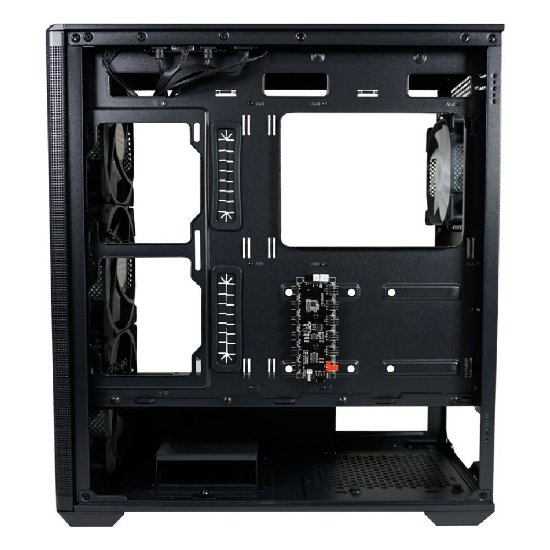 Ohišje LC POWER LC-811B-ON Meshwork_XL Dark, MIDI, ATX, okno, črno, brez napajalnika