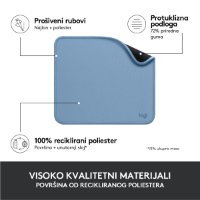 Podloga za miško, LOGITECH Studio, soft, modro-siva