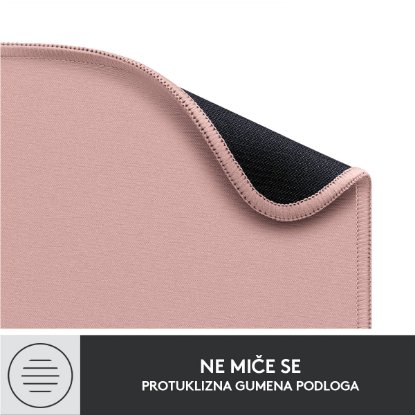 Podloga za miško, LOGITECH Studio, soft, roza
