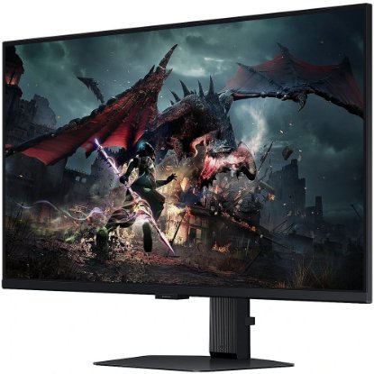 Igralni monitor 32" SAMSUNG LS32DG500EUXEN, QHD, IPS, 180Hz, 1ms, 350cd/m2, FreeSync, pivot, črn