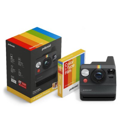 POLAROID instant fotoaparat Originals Now+, Gen.3, sivi + Color film za I-Type