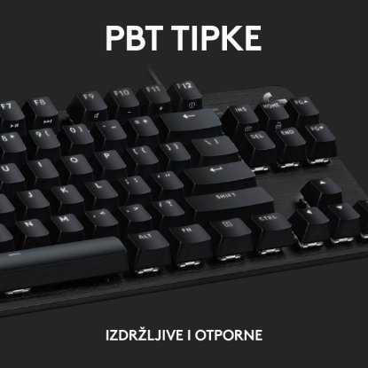 Tipkovnica LOGITECH Gaming G413 TKL SE, mehanička, črna, USB, US layout