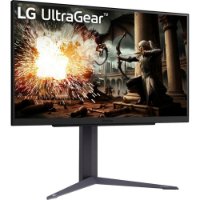 Gaming monitor 27" LG 27GS75Q-B.AEU, QHD, IPS, 200Hz, 1ms, 300cd/m2, G-Sync, FreeSync, pivot, črni