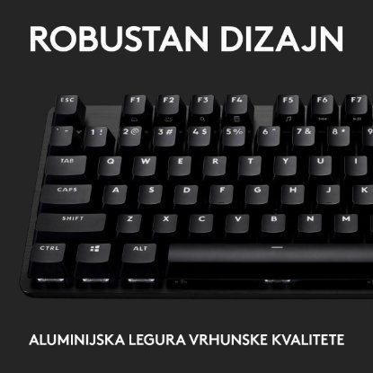 Tipkovnica LOGITECH Gaming G413 TKL SE, mehanička, črna, USB, US layout