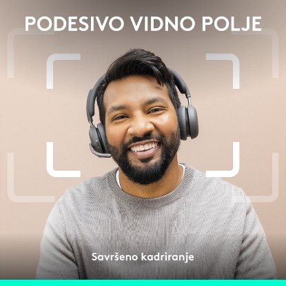 Spletna kamera LOGITECH Brio 4K, 4K UHD, USB-A/USB-C, črna