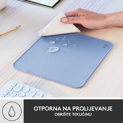 Podloga za miško, LOGITECH Studio, soft, modro-siva