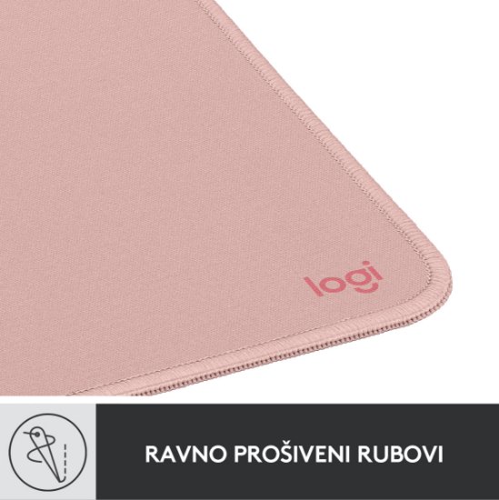 Podloga za miško, LOGITECH Studio, soft, roza