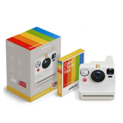 POLAROID instant fotoaparat Originals Now+, Gen.3, bež + Color film za I-Type
