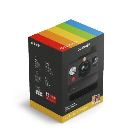 POLAROID instant fotoaparat Originals Now+, Gen.3, sivi + Color film za I-Type