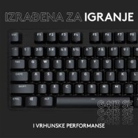 Tipkovnica LOGITECH Gaming G413 SE, mehanička, črna, USB, US layout