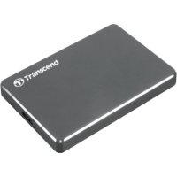 Tvrdi disk vanjski 1TB TRANSCEND StoreJet 25C3N, 2.5", USB 3.1, 5400 okr/min, sivi