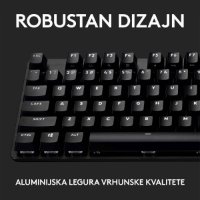 Tipkovnica LOGITECH Gaming G413 SE, mehanička, črna, USB, US layout