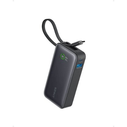 Mobilni USB punjač ANKER 545 Nano, 10000 mAh, USB-A, USB-C, črni