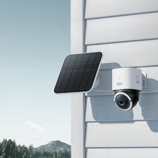 Mrežna nadzorna kamera ANKER Eufy S330 4G T86P2321, 4K, zunanja, solarna, črna