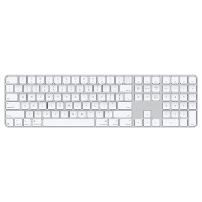 Tipkovnica Apple Magic Keyboard (2024), HR znaki, BT, bele tipke, mxk73cr/a, bela
